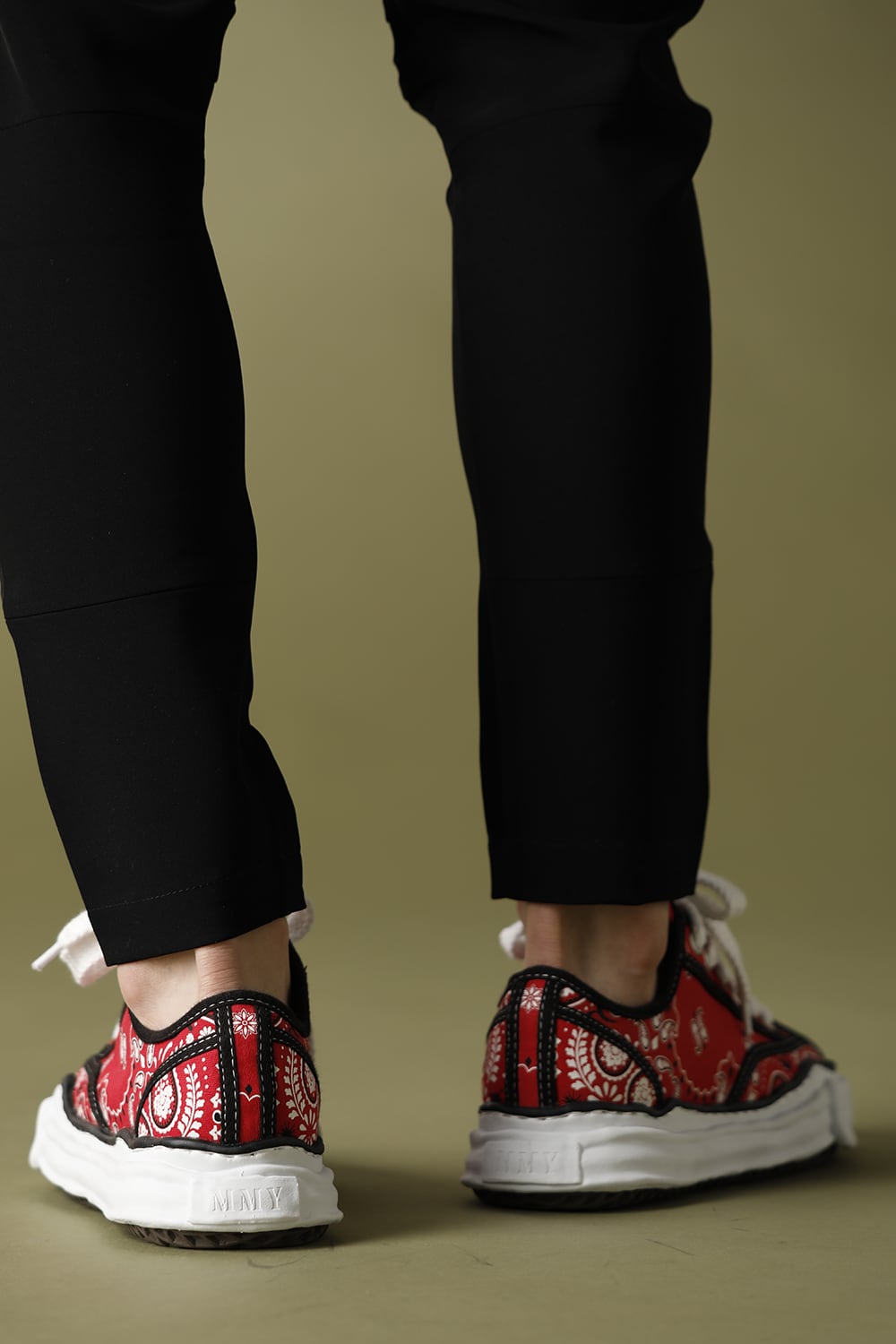 -ピーターソン ロー- オリジナルソール キャンバス バンダナ ローカット スニーカー Red