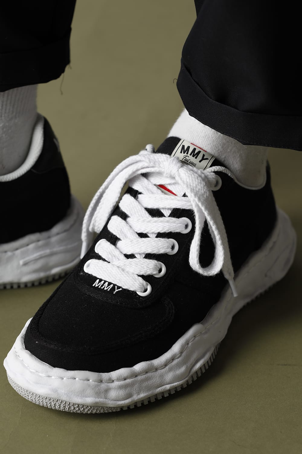 -ウェイン ロー- オリジナルソール キャンバス ロートップ スニーカー Black