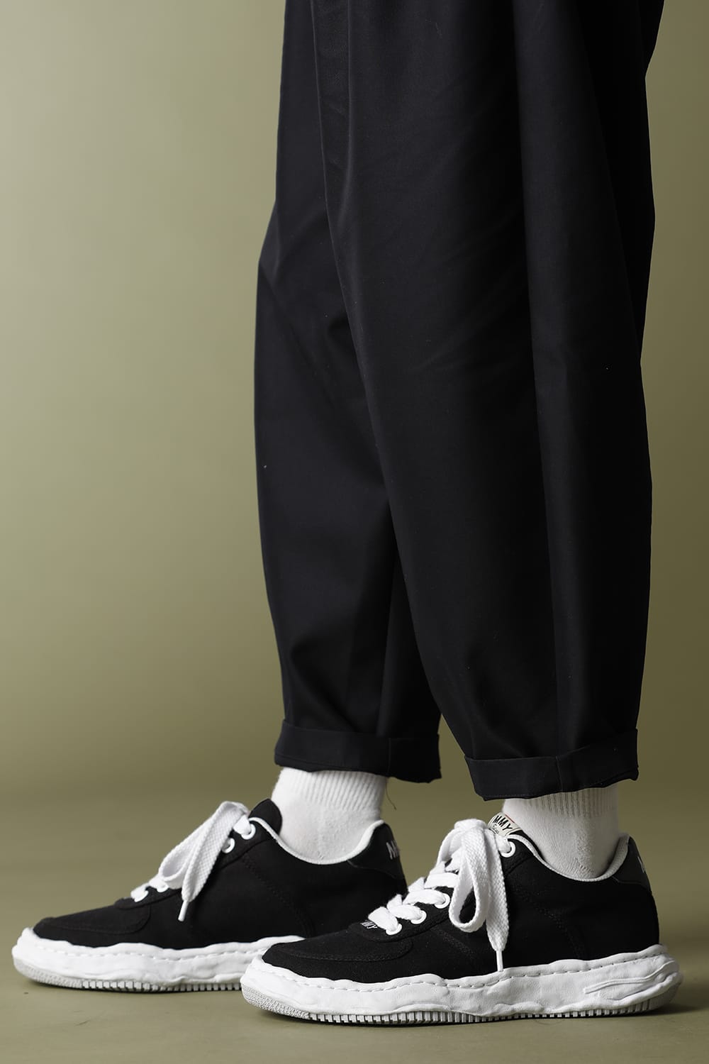 -ウェイン ロー- オリジナルソール キャンバス ロートップ スニーカー Black