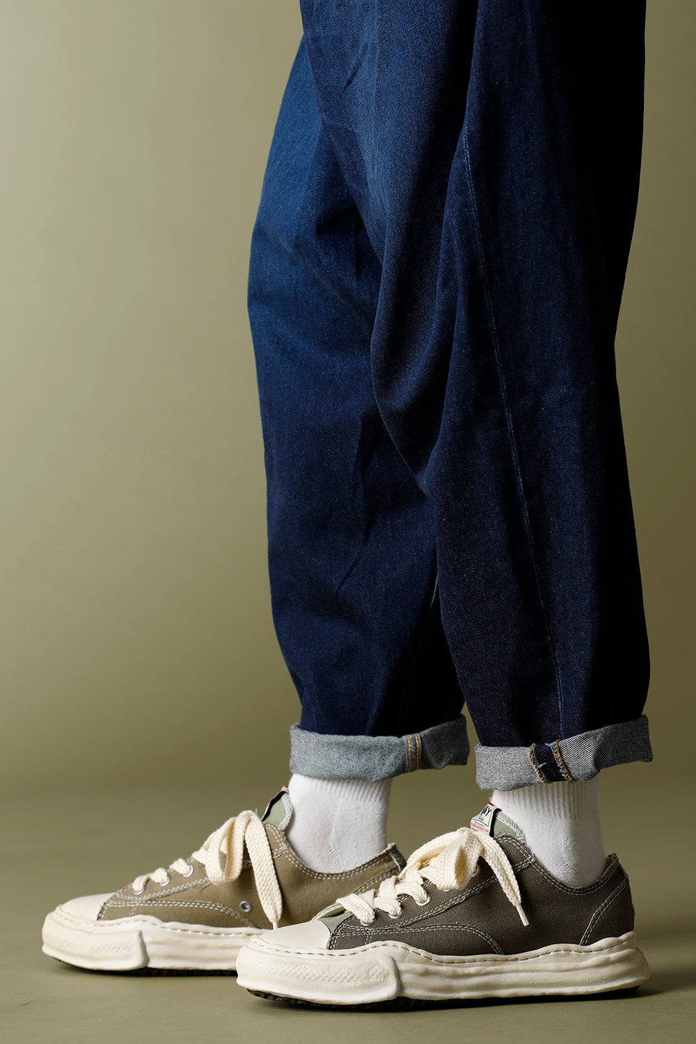 -ピーターソン ロー- オーバーダイ オリジナルソール キャンバス ロートップ スニーカー Green