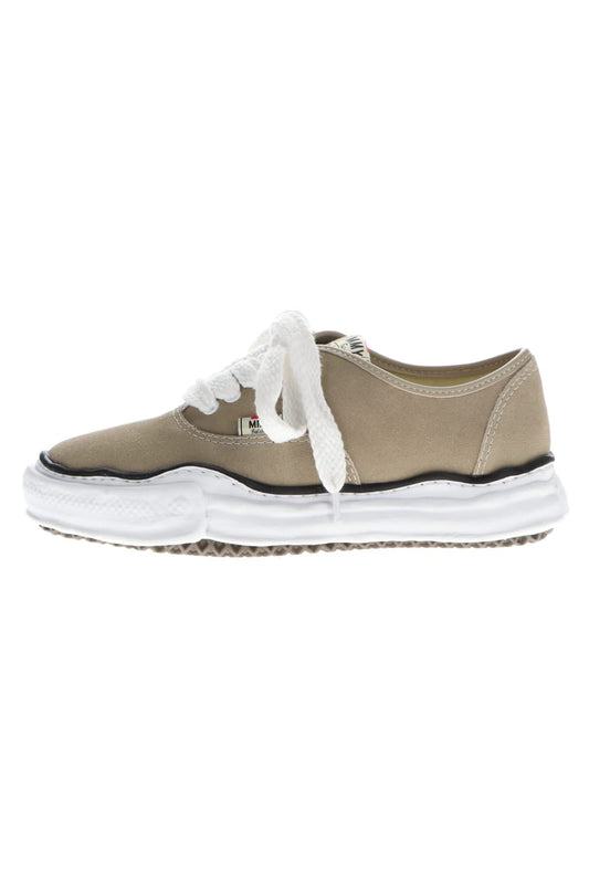 -BAKER- Original sole suede leather Low-Top sneakers Beige