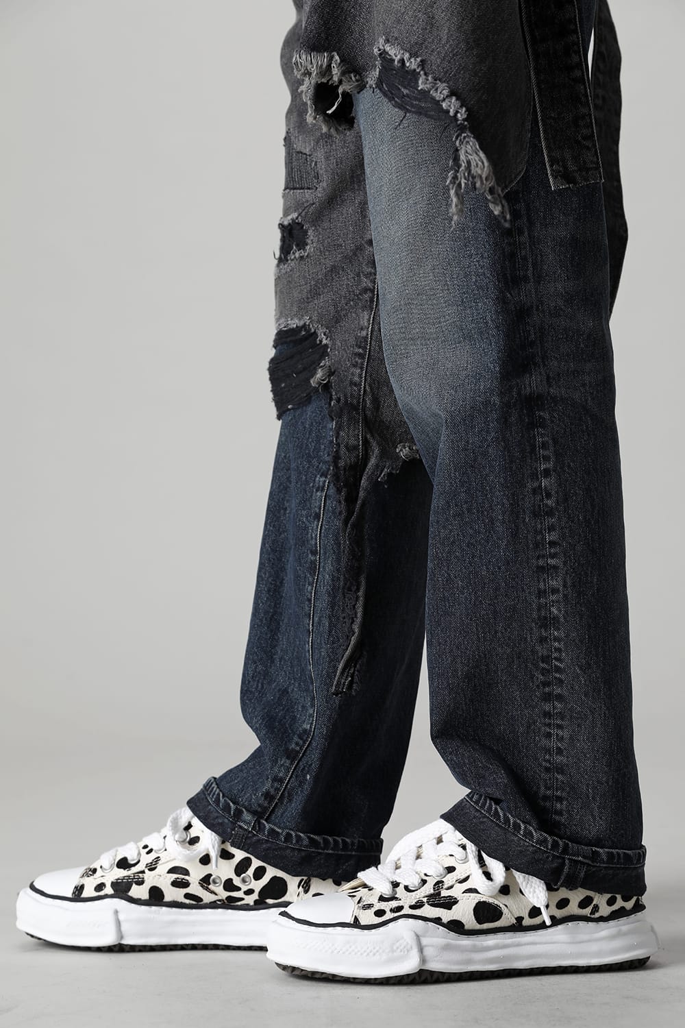 -ピーターソン ロー- オリジナルソール ポニースキン ロートップ スニーカー Dalmatian