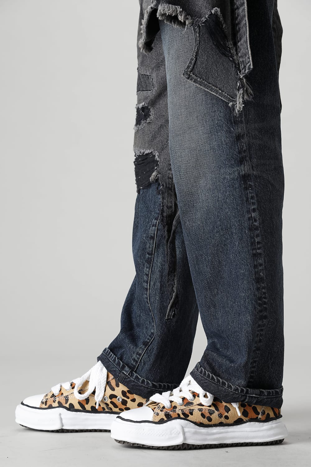 -ピーターソン ロー- オリジナルソール ポニースキン ロートップ スニーカー Leopard