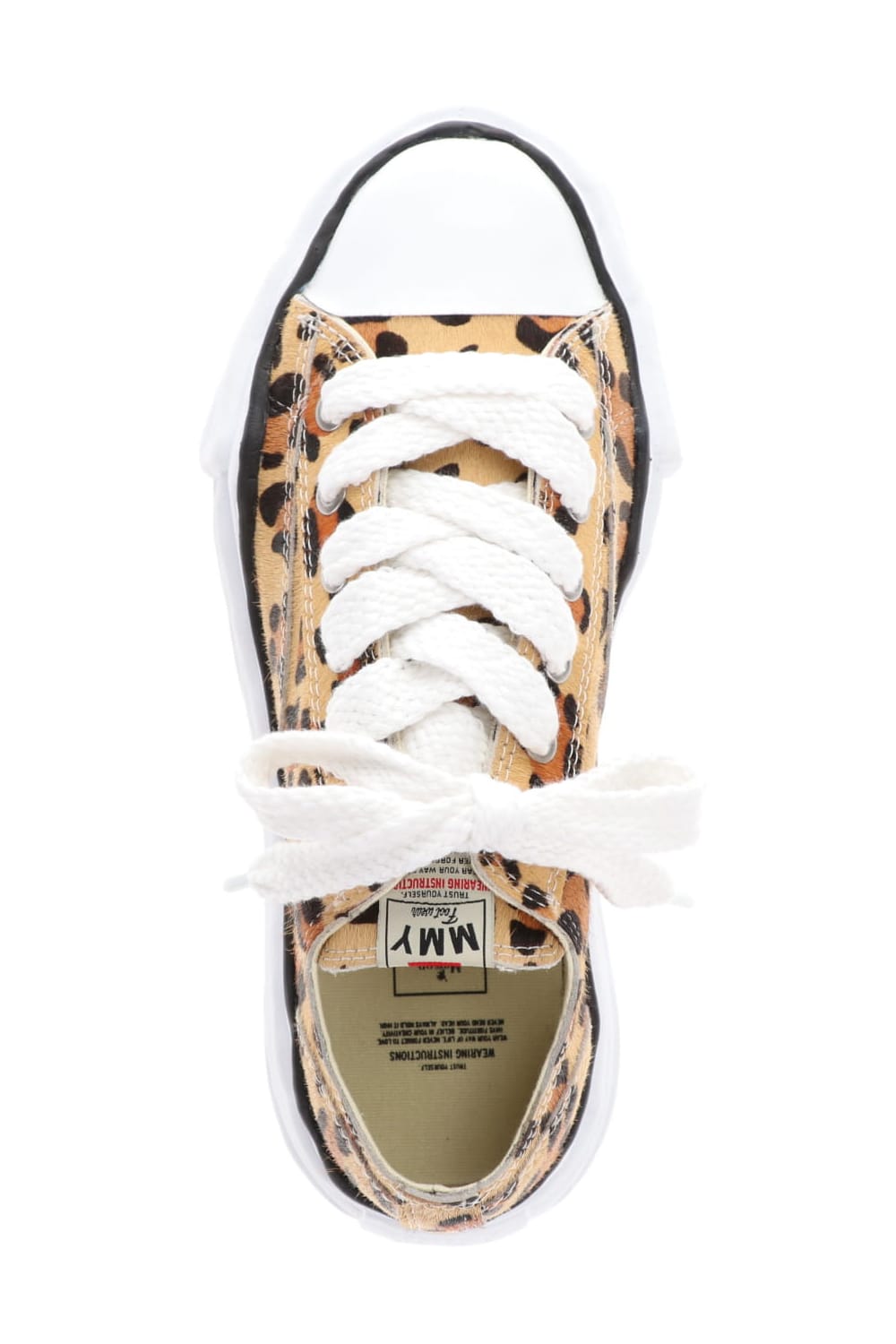 -ピーターソン ロー- オリジナルソール ポニースキン ロートップ スニーカー Leopard