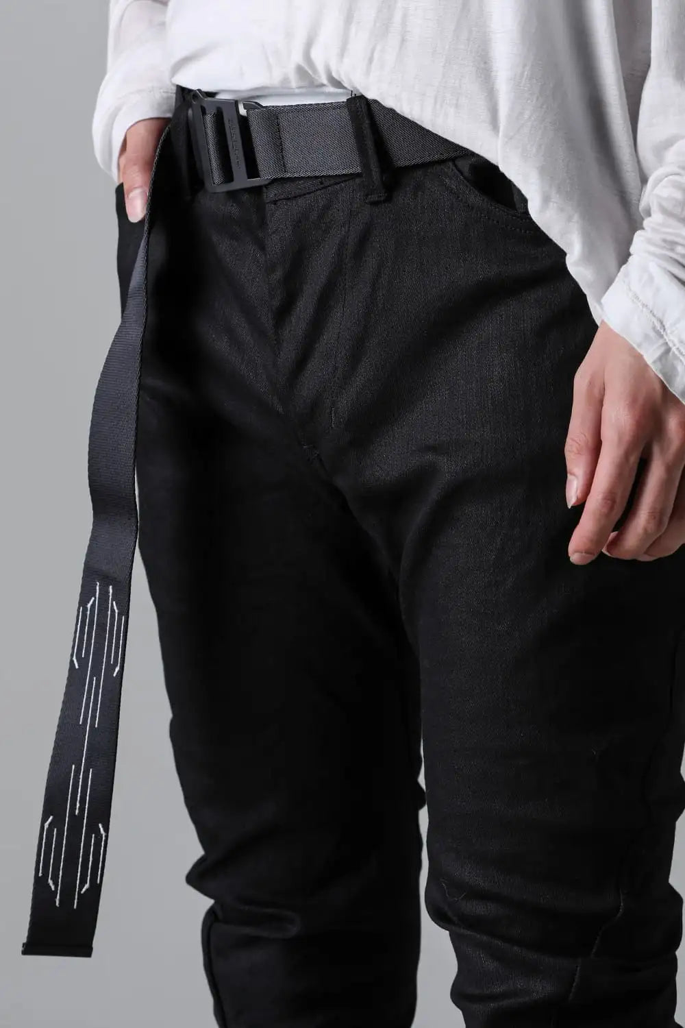 Nylon Tape Belt Black