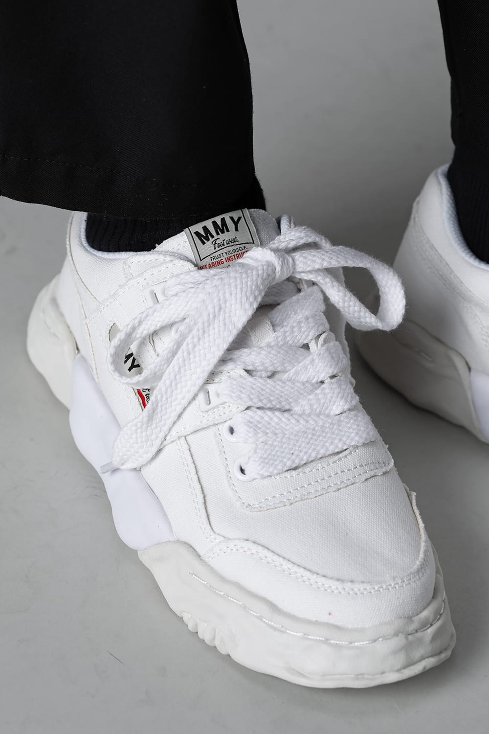 PARKER Original sole canvas Low-Cut sneakers White