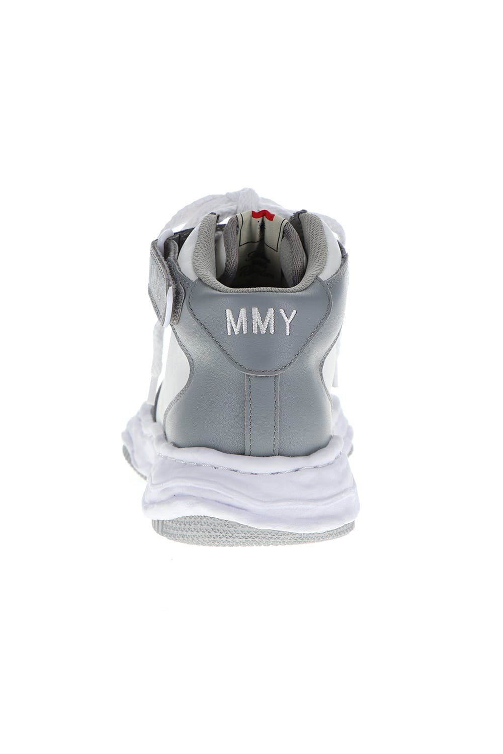 -ウェイン ハイ- オリジナルソール レザー ハイトップ スニーカー Gray / White