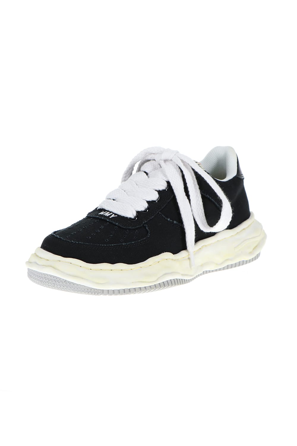 -ウェイン ロー- オリジナルソール ウォッシュド キャンバス ロートップ スニーカー Black