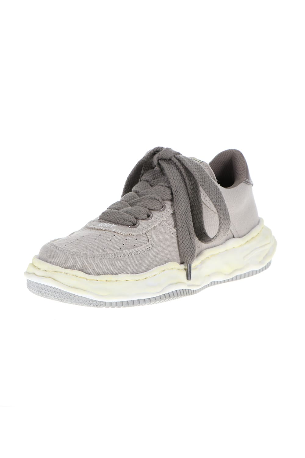 -ウェイン ロー- オリジナルソール ウォッシュド キャンバス ロートップ スニーカー Gray