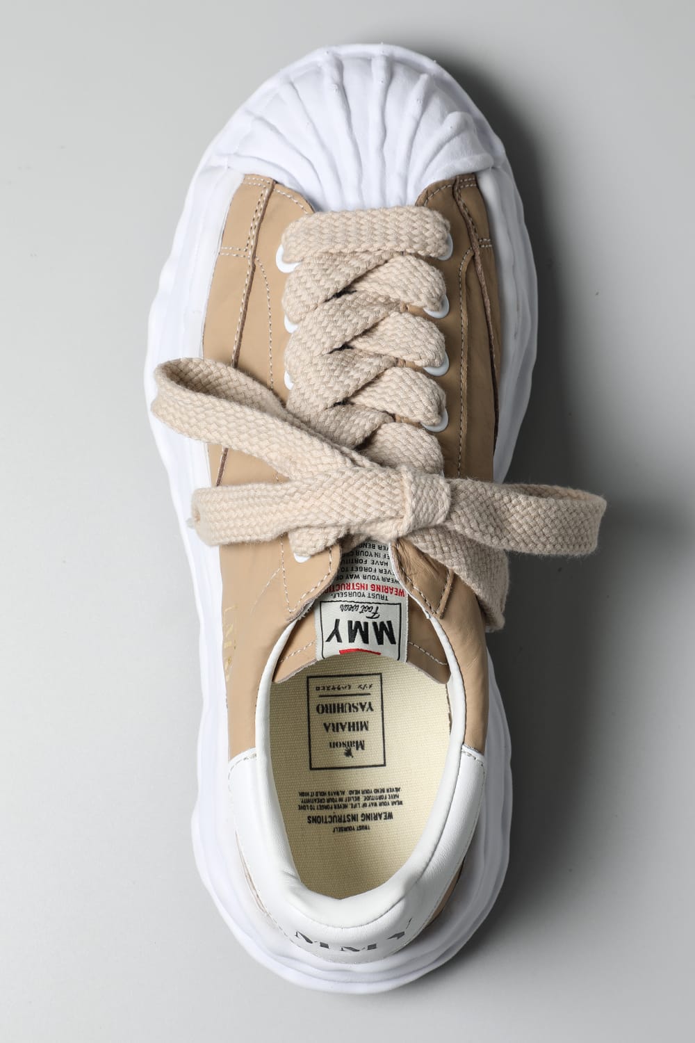 -BLAKEY Low- Original STC sole paper like leather Low-Top sneakers Beige