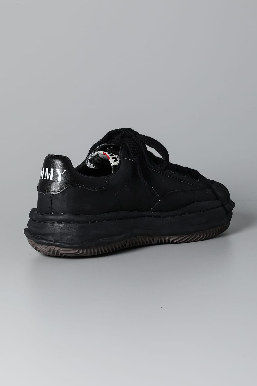 -BLAKEY Low- Original STC sole paper like leather Low-Top sneakers Black/Black