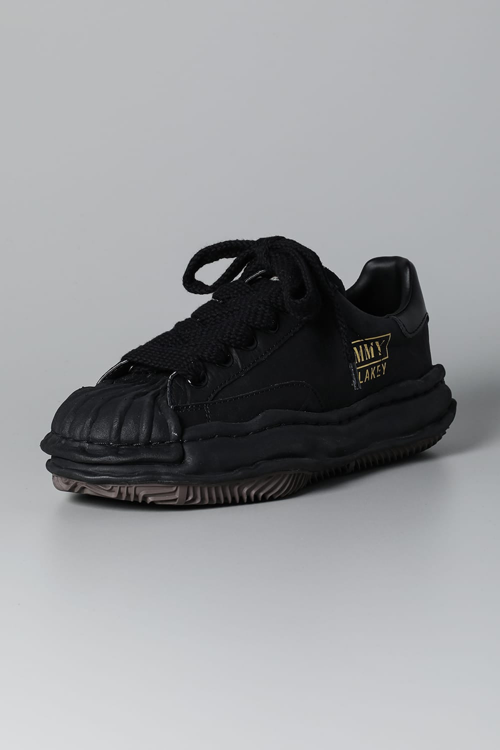 -BLAKEY Low- Original STC sole paper like leather Low-Top sneakers Black/Black
