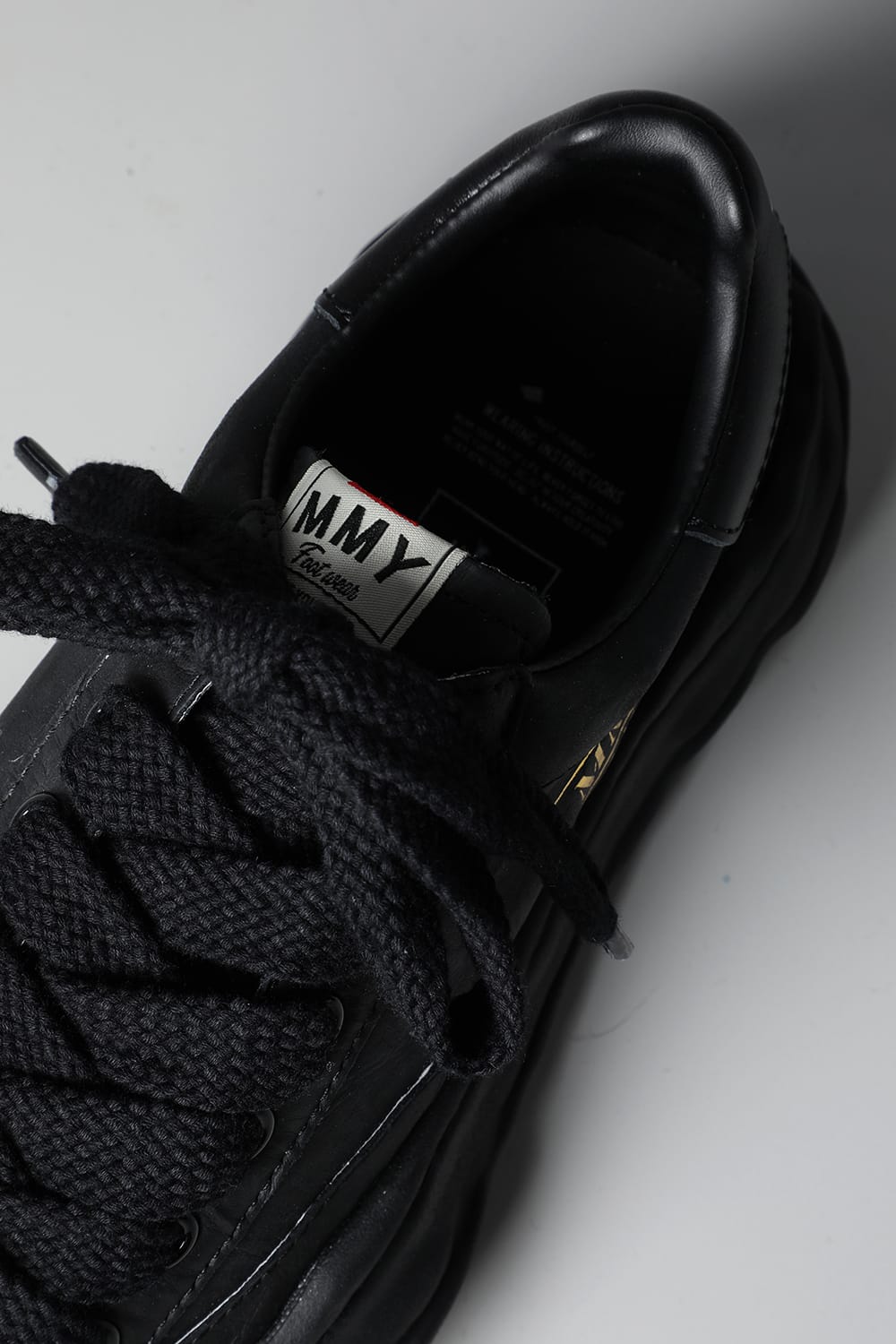 -BLAKEY Low- Original STC sole paper like leather Low-Top sneakers Black/Black