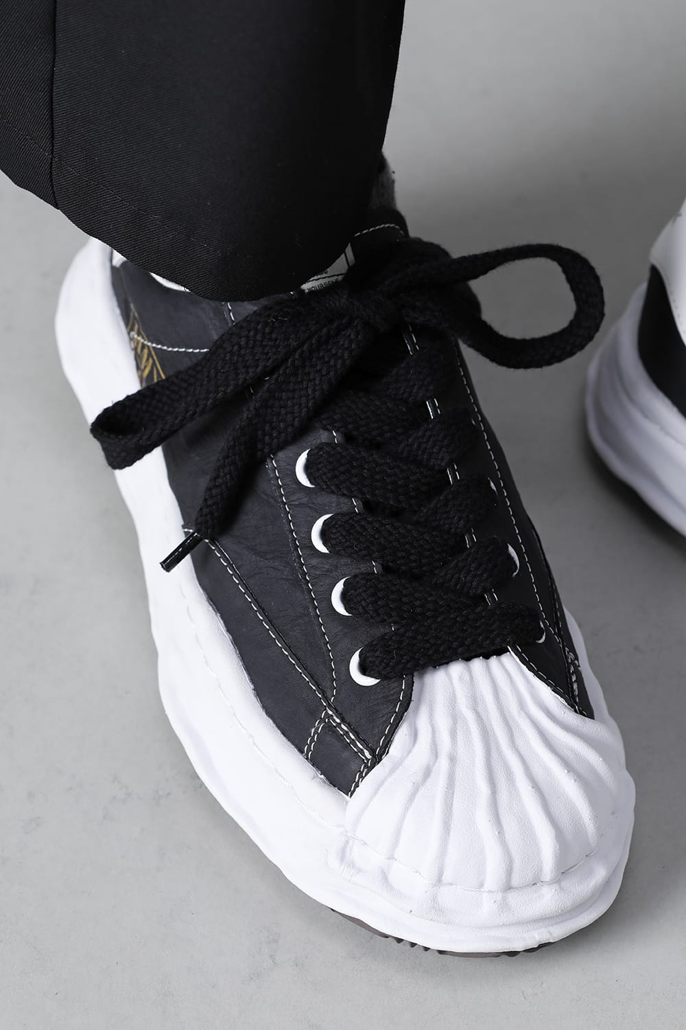 -BLAKEY Low- Original STC sole paper like leather Low-Top sneakers Black