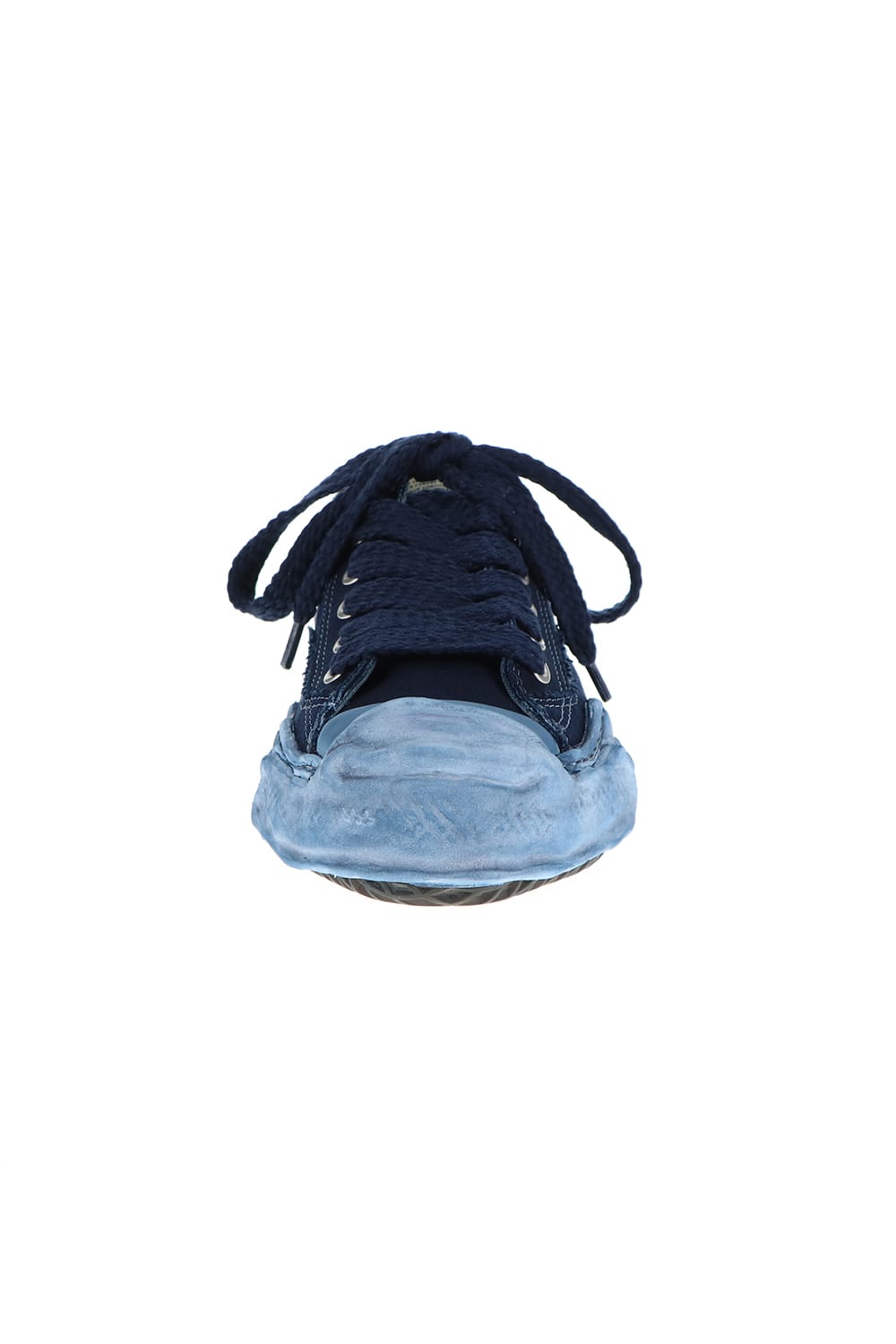 -ハンク ロー- オリジナルソール オーバーダイ キャンバス ロートップ スニーカー Navy
