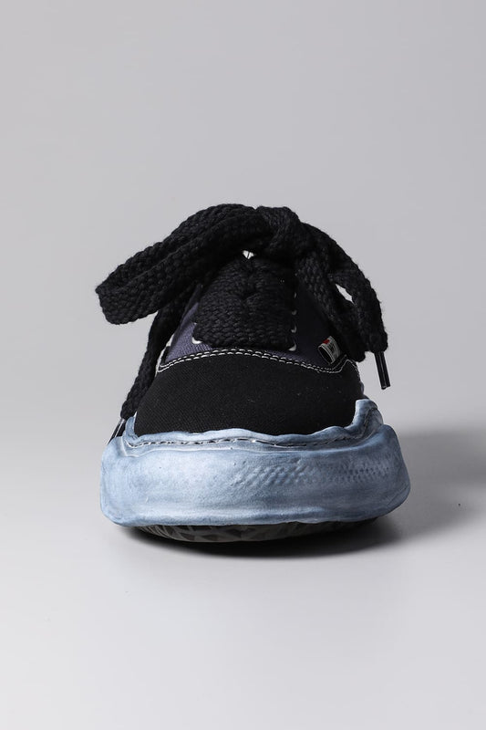 -BAKER- Original sole over-dyed canvas Low-Top sneakers Black