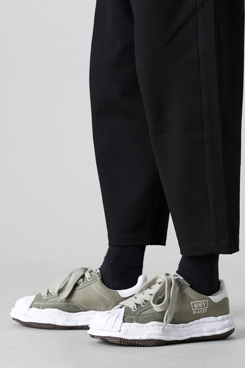 -BLAKEY Low- Original sole canvas Low-Top sneakers Green