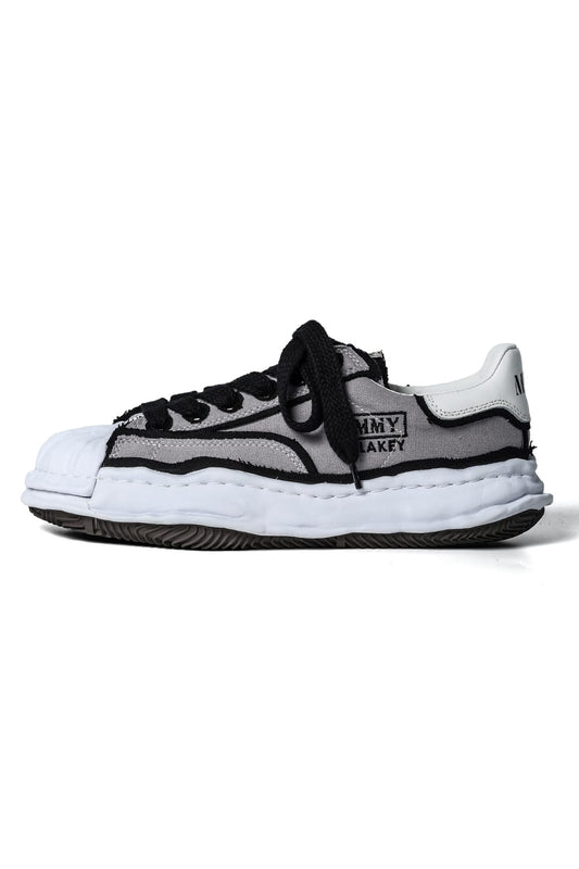-BLAKEY Low- Overhanging canvas Low-top sneakers Gray