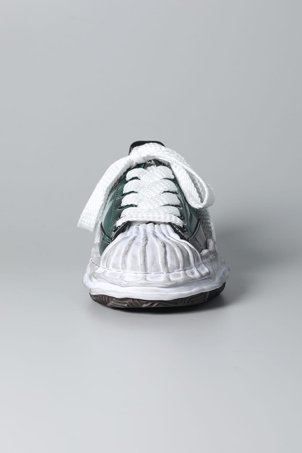 -BLAKEY Low- Brushed patent leather Low-top sneakers  Green