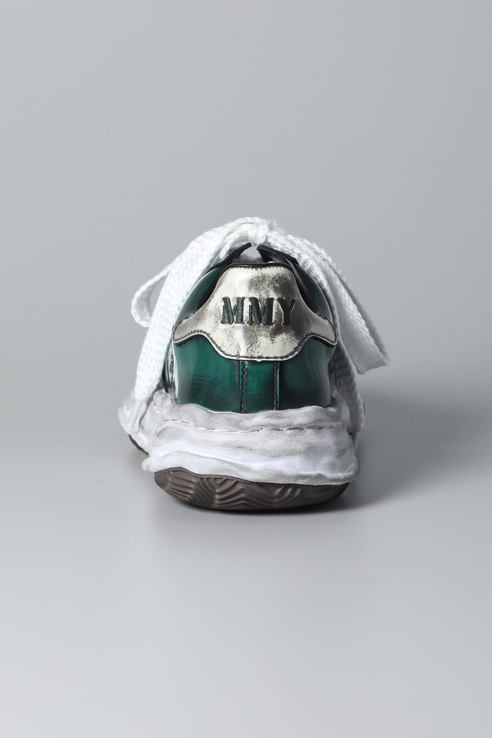 -BLAKEY Low- Brushed patent leather Low-top sneakers  Green