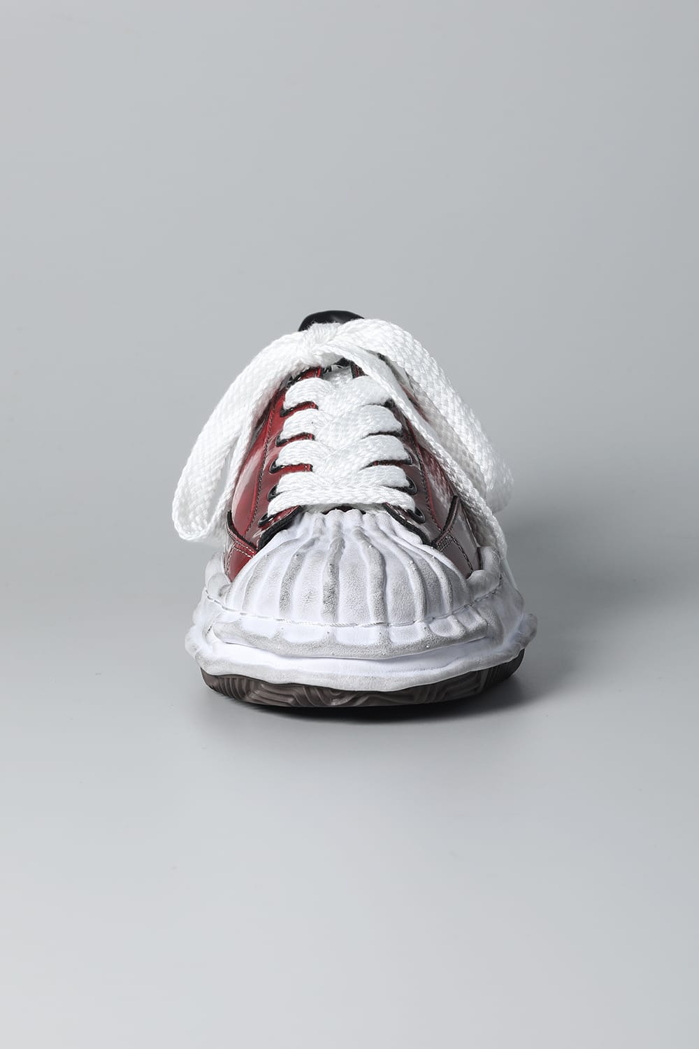 -BLAKEY Low- Brushed patent leather Low-top sneakers  Red