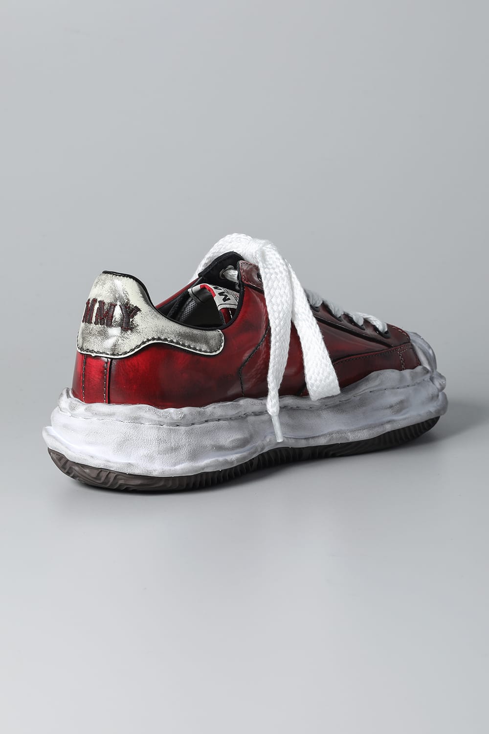 -BLAKEY Low- Brushed patent leather Low-top sneakers  Red