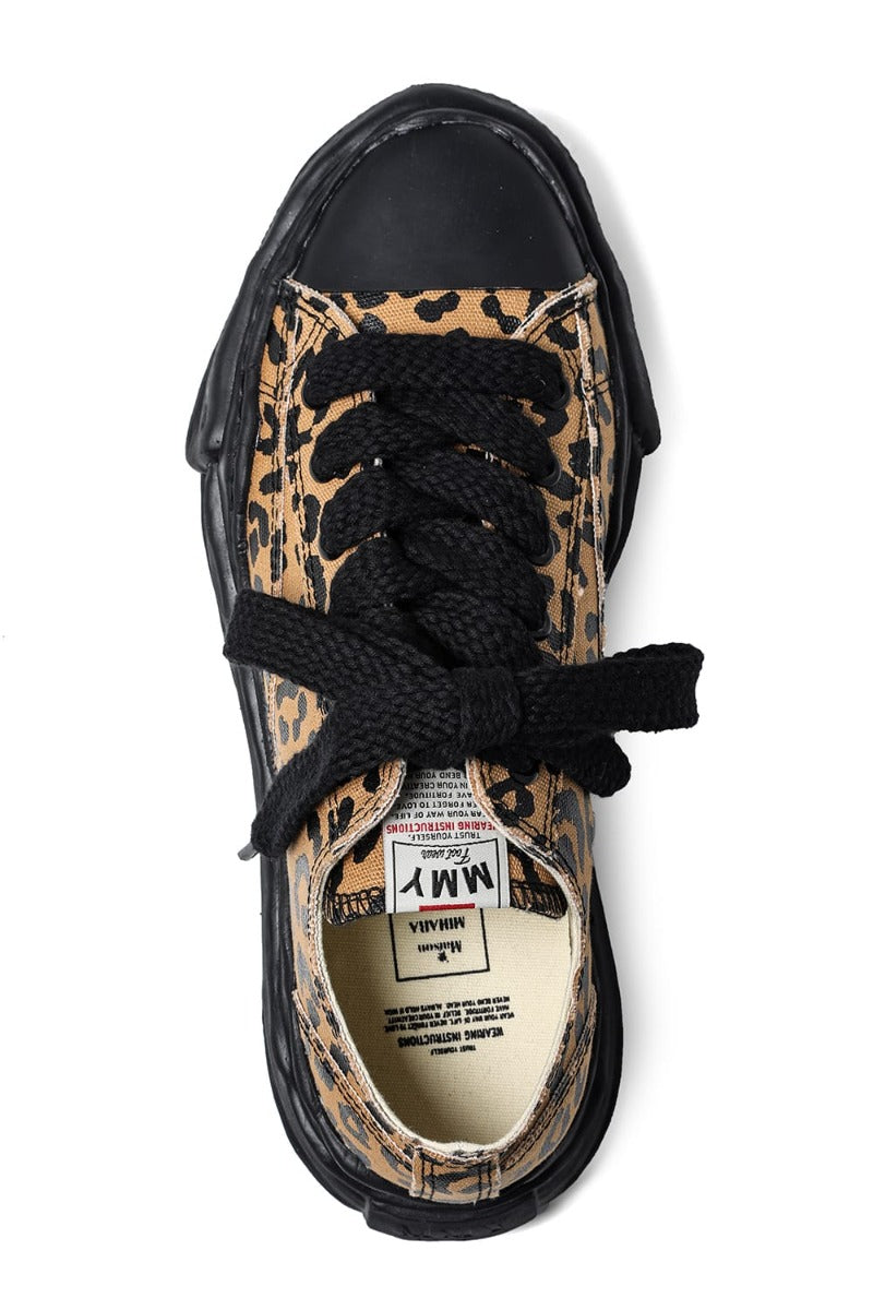 - ピーターソン ロー - オリジナル ソロ キャンバス スニーカー レオパード Brown