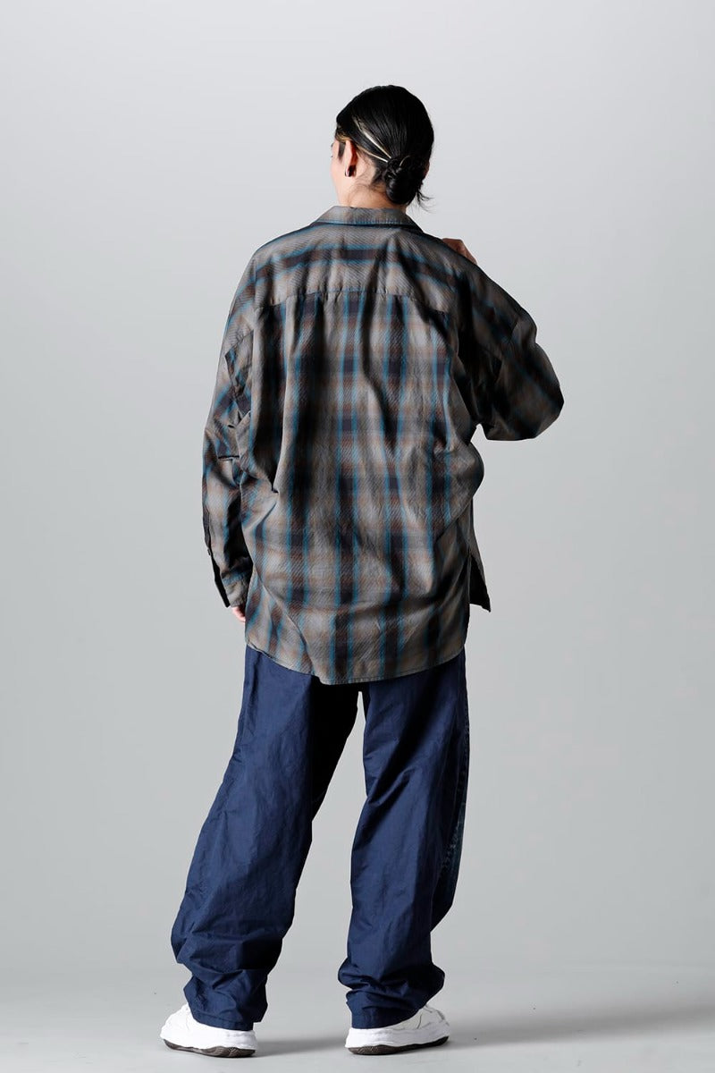 Mix Layered Check Shirt