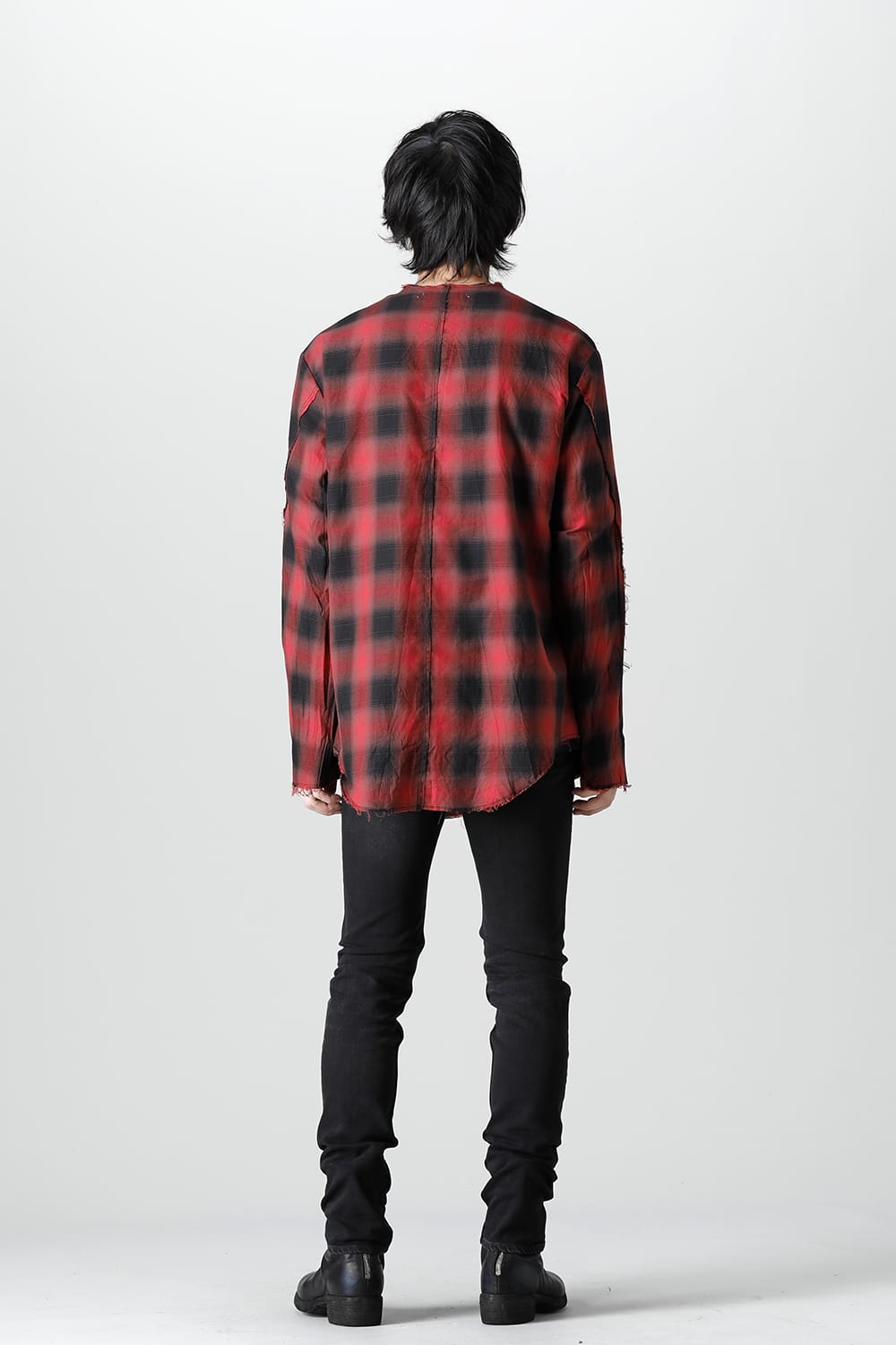 Front Zipper Tunic Red/Black