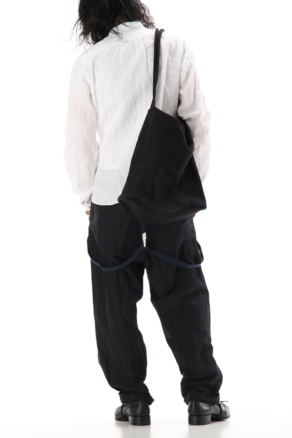 Heavy Jersey Shoulder Bag Black