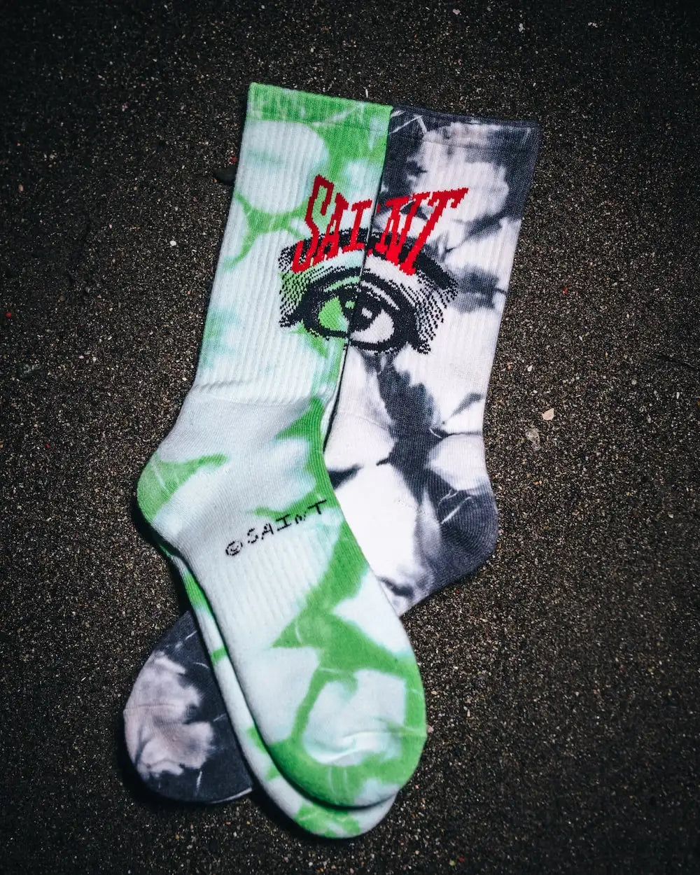 EYE Socks Tie Dye Green