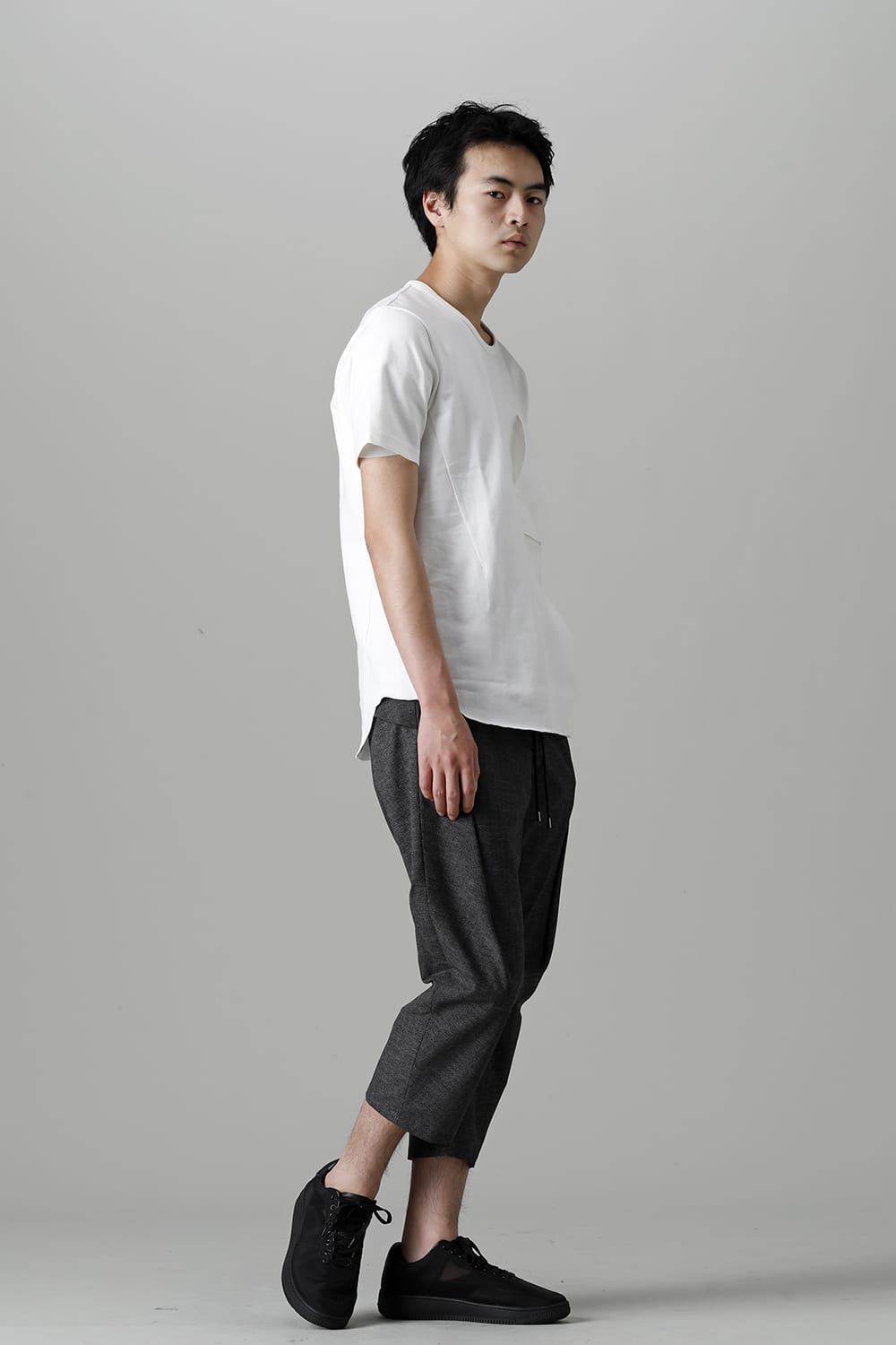 Military Cargo Pocket S/S White