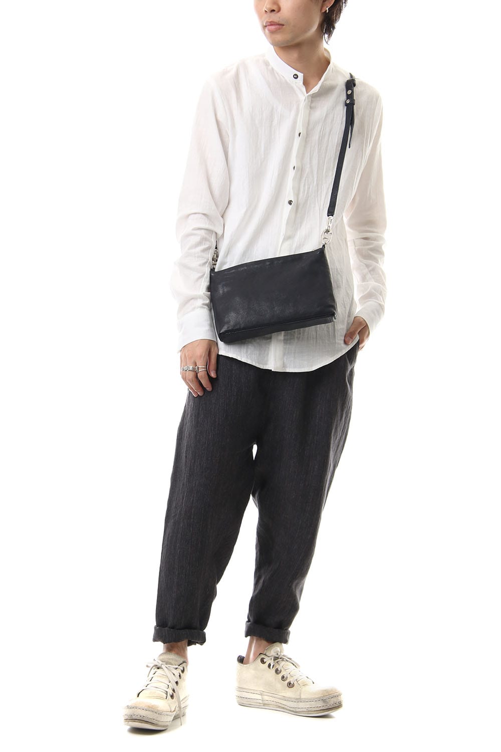 1 Tone Punch Shoulder - Mat Shrink D.Navy