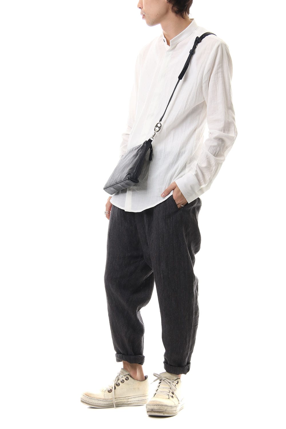 1 Tone Punch Shoulder - Mat Shrink D.Navy