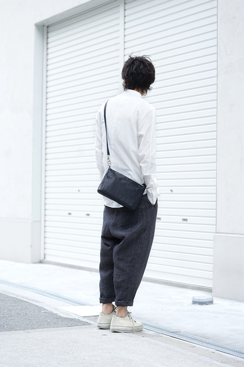 1 Tone Punch Shoulder - Mat Shrink D.Navy