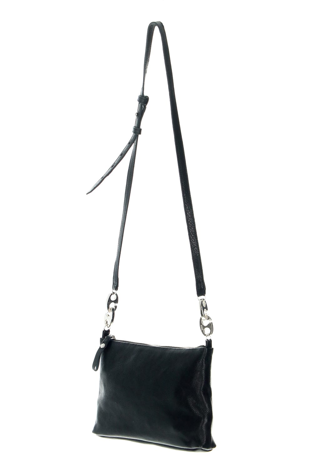 ワントーン ポーチ ショルダー マットシュリンク ブラック