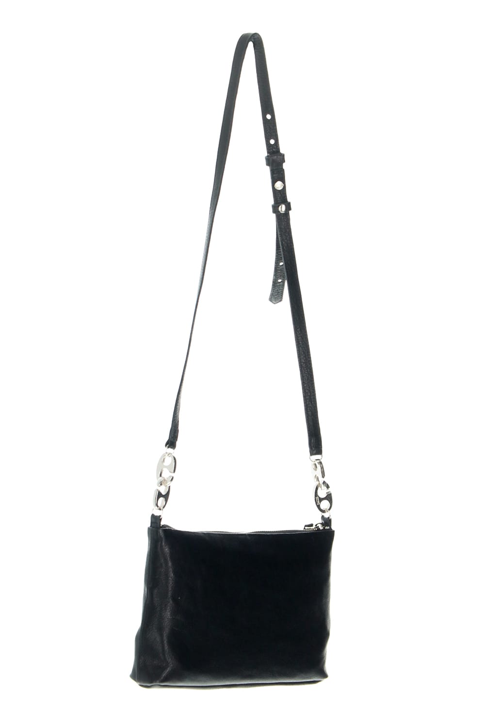 ワントーン ポーチ ショルダー マットシュリンク ブラック