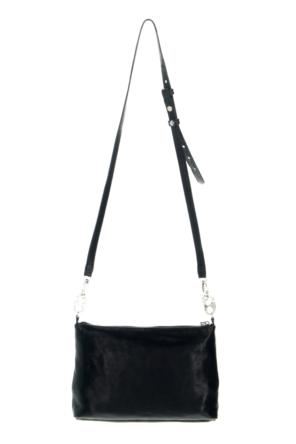 ワントーン ポーチ ショルダー マットシュリンク ブラック