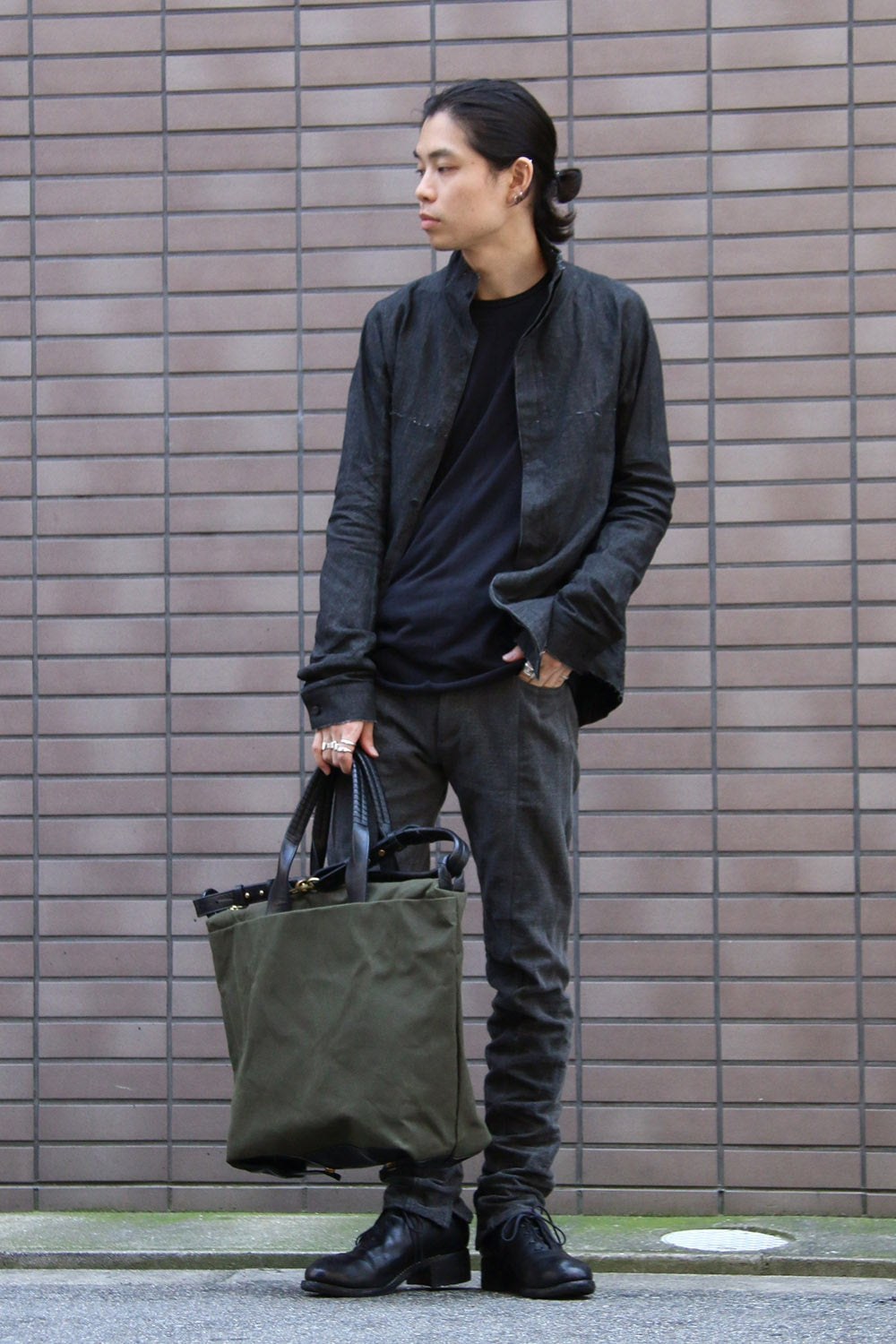 flat tote - cotton steer - cornelian taurus