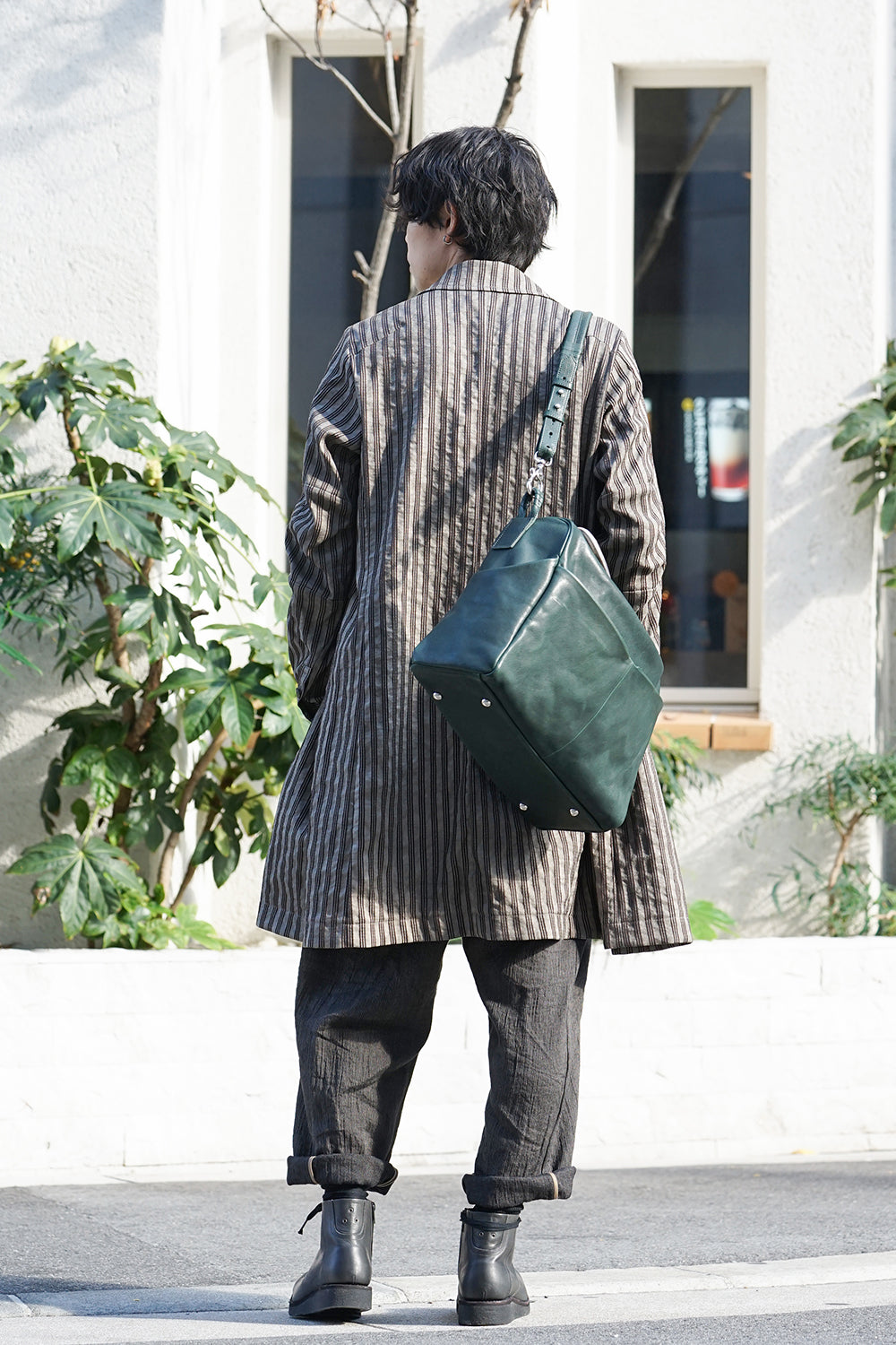 Mouse zip shoulder Green