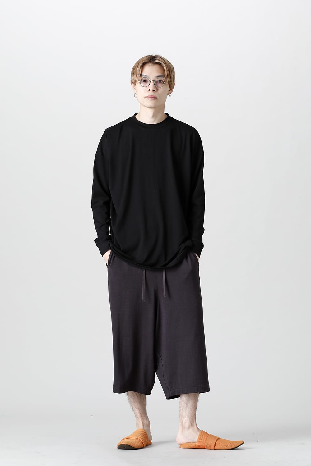 Cropped Pants Charcoal
