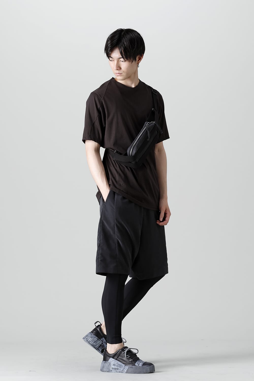 Short sleeve egyptian cotton jersey ( SUVIN ) Espresso