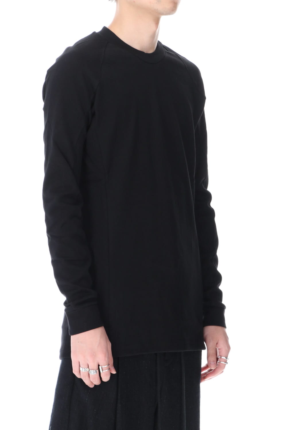 Long sleeve Medium soft jersey Black