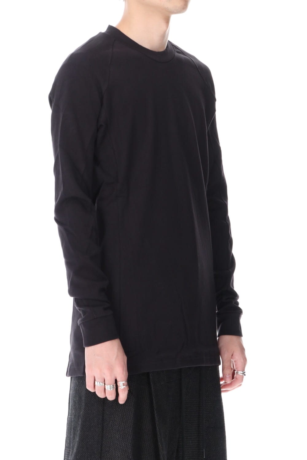 Long sleeve Medium soft jersey Charcoal