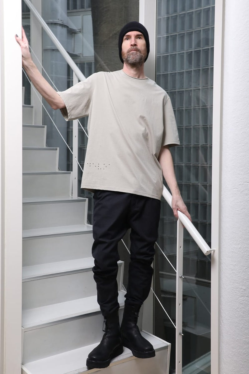 ショートスリーブ ソフト ジャージー プリントA クリーム