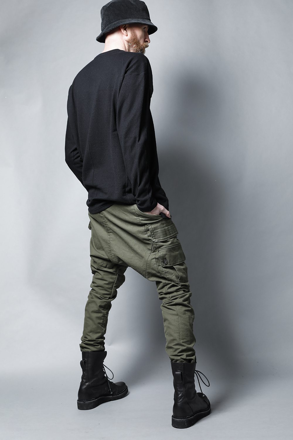 Long sleeve Silk jersey Black