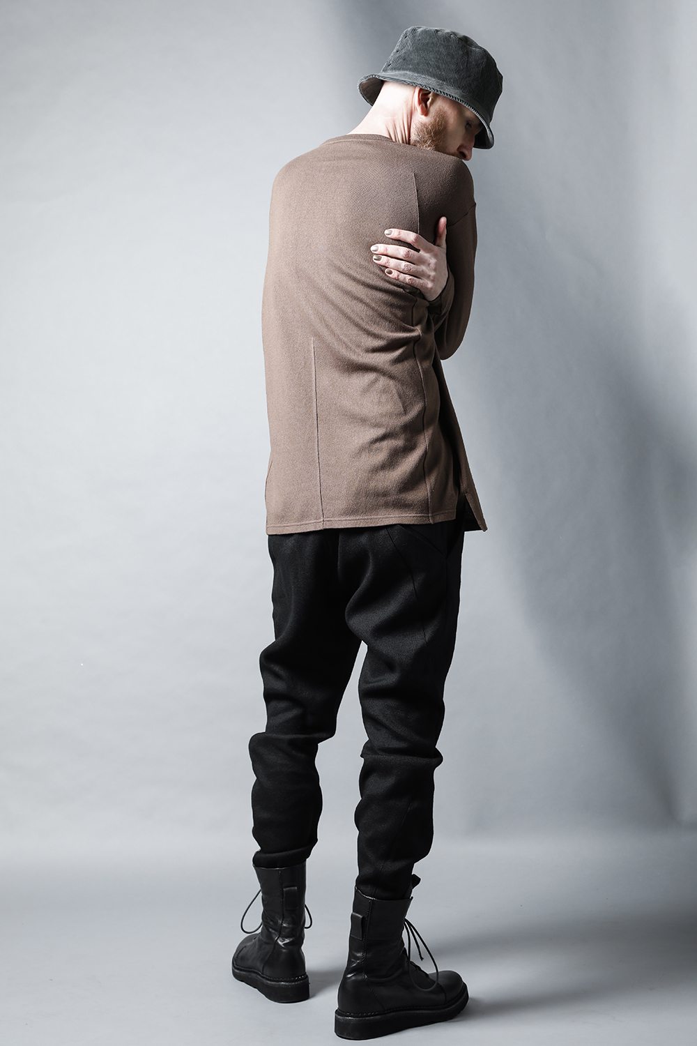 Long sleeve Silk jersey Chestnut
