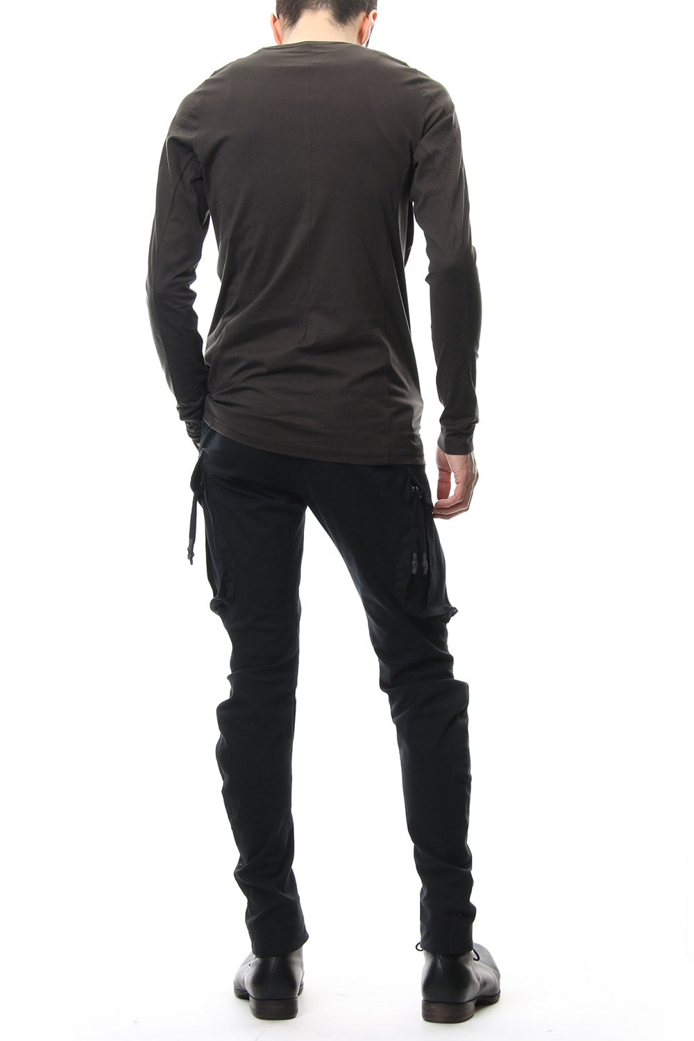 Long sleeve Indian cotton jersey ( SUVIN ) - Grape Gray