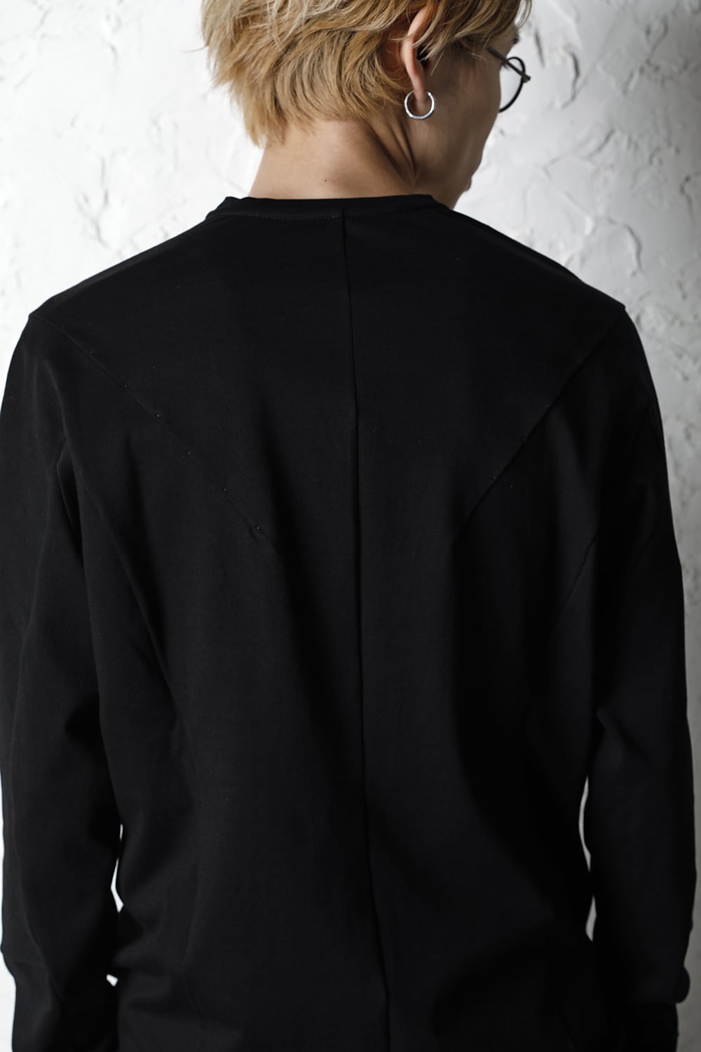Long sleeve medium weight soft jersey Black