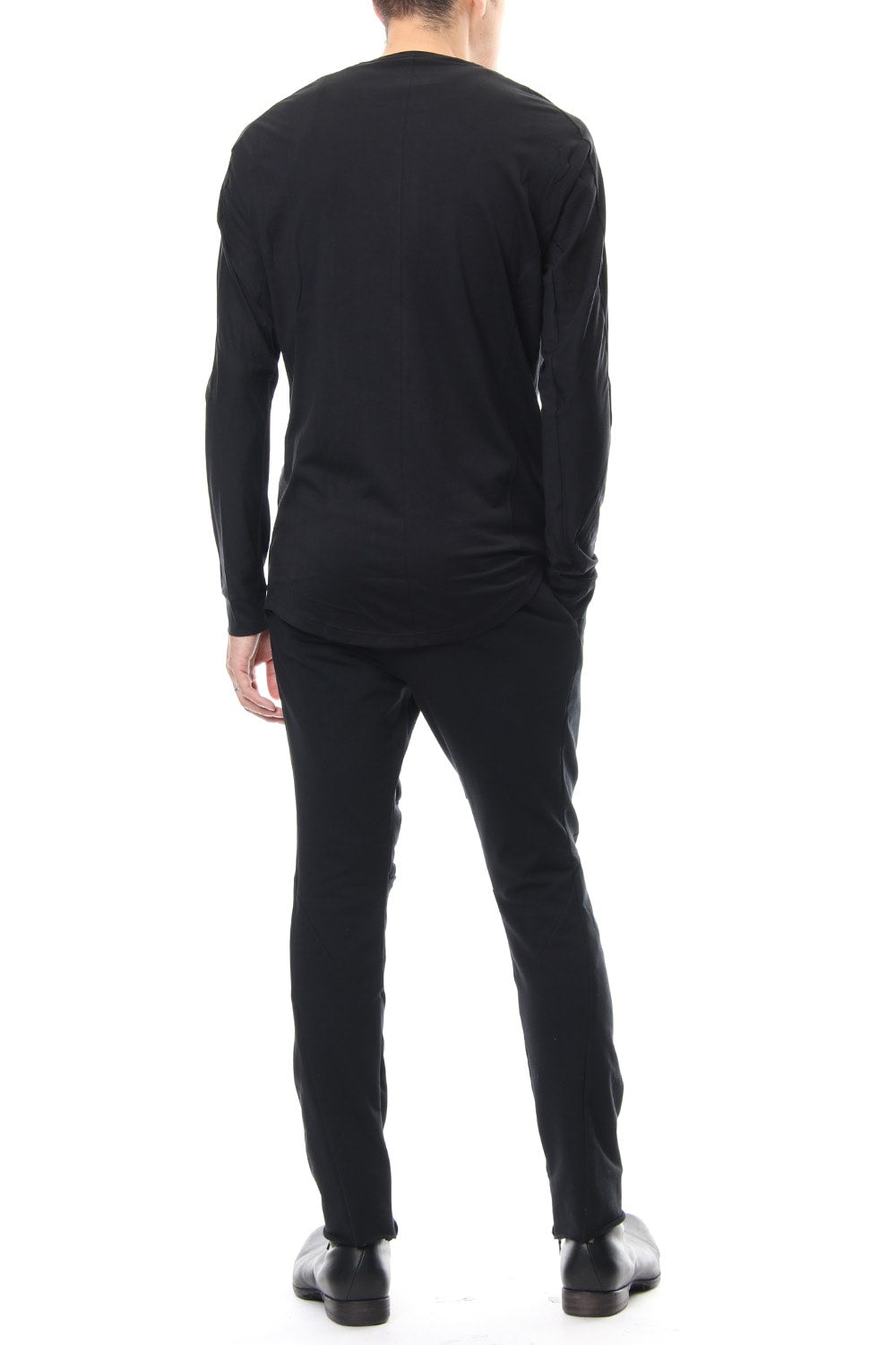 Long sleeve egyptian cotton jersey ( SUVIN ) Black